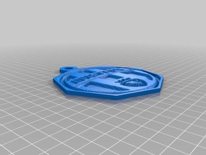 juventus key lithophane art customized 3d print model - Mito3D