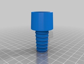 meine angepasste revisited & universal-Schlauch-Kupplung-Trichter-maker diy kundengebundene 3d print model - Mito3D