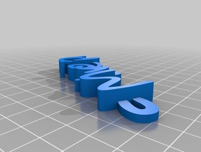 mireia keychain organization customized 3d print model - Mito3D