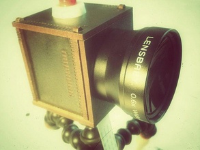 body raspberry pi camera lens adapter filter lased laser mdf pcb mount 3d print model - Mito3D