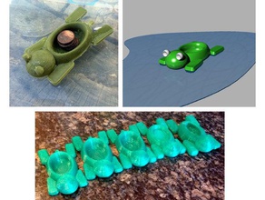 turtle boat engineering elementary school makeitfloat science steam stem tvy 3d print model - Mito3D