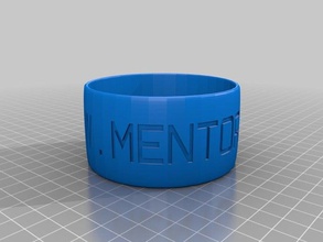 anel da gaiola los anillos personalizado 3d print model - Mito3D