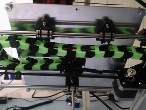 2020 i3 eje y el cable de la cadena anclajes v2 La impresión en 3d folgertech prusa y-correa-titular 3d print model - Mito3D