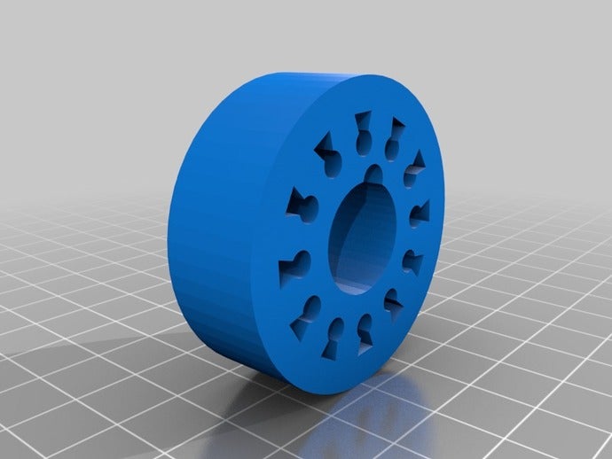 12 pin socket electronics 3D print model - Mito3D