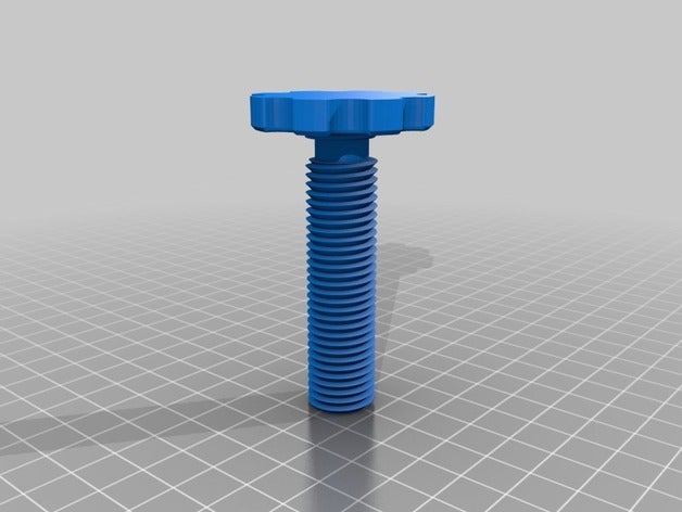 porca do parafuso A impressão 3d 3D print model - Mito3D