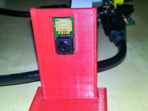 raspberry pi camera holder electronics case 3d print model - Mito3D