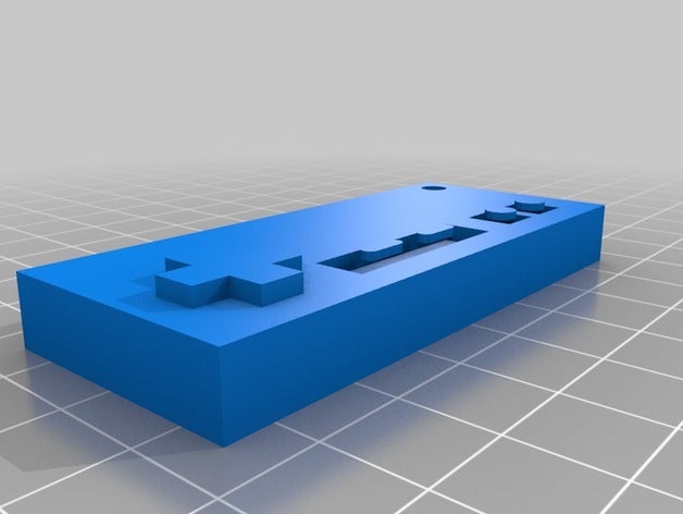 keychain nintendo nes controller 3d printing 3D print model - Mito3D
