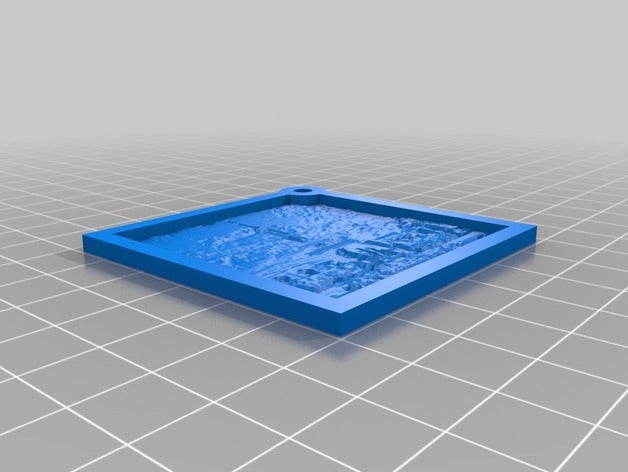 sac lds temple lithophane keychains customized 3D print model - Mito3D