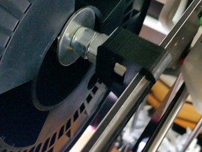 mendel 90 spool holder 3d printer accessories filament mendel90 3d print model - Mito3D