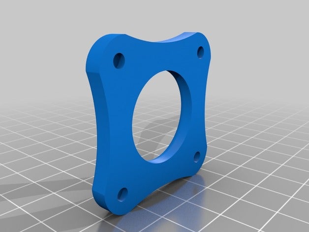 brida para motor z 3d printer parts bridas flange nema17 ulticampy 3D print model - Mito3D