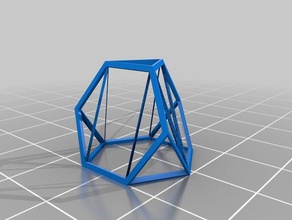 meine angepasste abgeschnittene Tetraeder Mathe-Kunst kundengebundene 3d print model - Mito3D