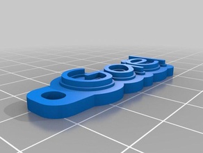 gael trousseau de clés l'organisation personnalisé 3d print model - Mito3D
