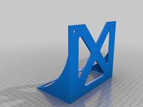 psu wallmount bracket computer 3d print model - Mito3D