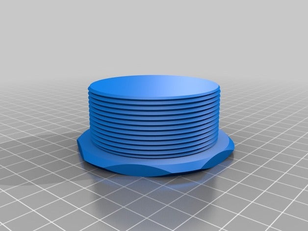 headdiameter70threaddiameter60 parti su misura 3D print model - Mito3D