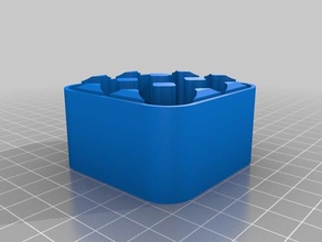 cr123 bottom 28 containers customized 3d print model - Mito3D