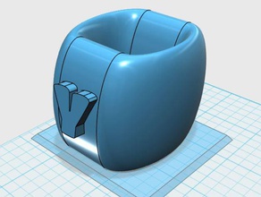 clip pencil holder organization 3d print model - Mito3D