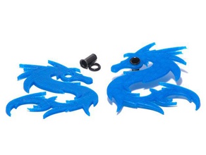 spiky serpente fascino 4g unico bagliore di metallo tappi gancio orecchini gioielli il charms gli orecchio calibri i le spine 3d print model - Mito3D