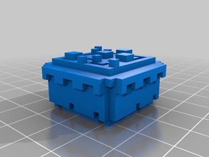 minecraft gâteau de son mensonge modules jeux printcraft 3d print model - Mito3D