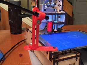 borescope holder printrbot simple 3d printer accessories astroprint camera 1405 metal raspberry pi 3d print model - Mito3D