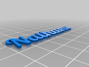 nathane keychain text organization customized 3d print model - Mito3D