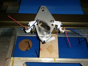 laser alignment guide brackets k40 cutter diy assist bracket co2 dot lasercut 3d print model - Mito3D