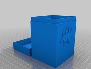 meine angepasste rakdos deck box mtg Spiele kundengebundene 3d print model - Mito3D