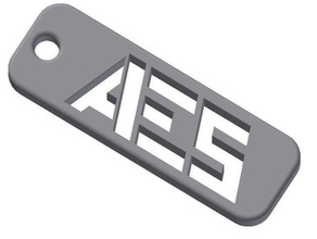 aes bvbein keychain Schilder & logos Schlüsselanhänger logo 3d print model - Mito3D
