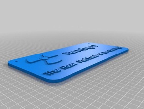 fallout sign signs & logos customized 3d print model - Mito3D
