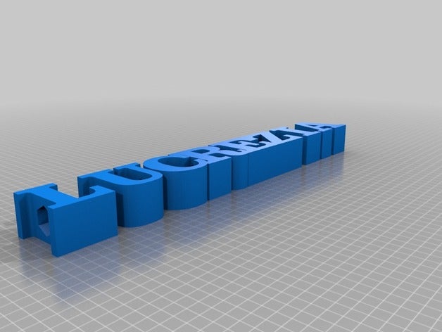lucrezia porta matita segni e loghi su misura 3D print model - Mito3D