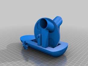 Quartal angetriebene Boot 3d-drucken makeitfloat 3d print model - Mito3D