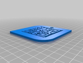 código qr nis1 organización personalizado 3d print model - Mito3D