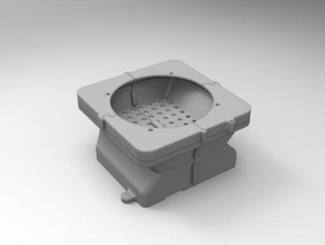 up mini fume extractor carbon particle filter 3d printer accessories parts air dust pp3dp 3d print model - Mito3D