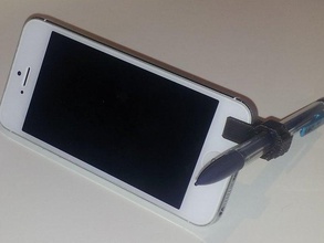 minimal phone stand v1 mobile 3d print model - Mito3D
