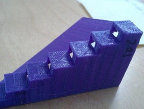 la superficie de prueba calibración temp escaleras personalizables La impresión en 3d las pruebas personalizador calidad temperatura 3d print model - Mito3D
