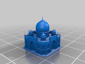 stunning taj mahal buildings & structures building india model 3d print model - Mito3D