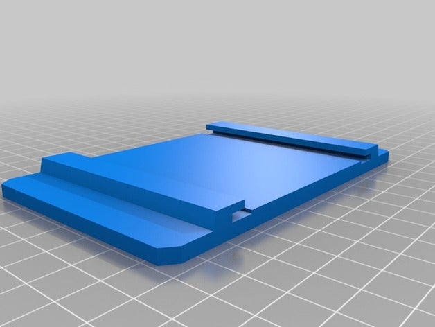 pé placa rero ampla u-joint robótica 3D print model - Mito3D