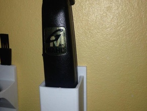whal afeitadora de montaje en pared cuarto baño la barba eléctrico máquina afeitar eléctrica el monte 3d print model - Mito3D
