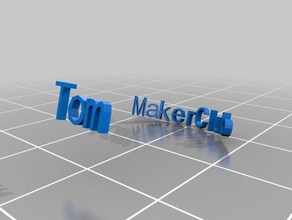 tom's ring rings customized 3d print model - Mito3D