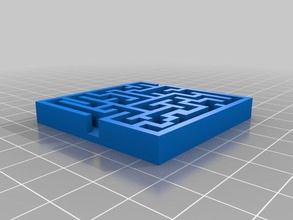 my customized maze 2d art 3d print model - Mito3D