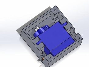 servo 9g holder bracket r c vehicles micro mount 3d print model - Mito3D