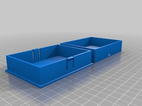 parametrico scatola di carta giochi customizer 3d print model - Mito3D