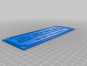 flea market motto signs & logos customized 3d print model - Mito3D