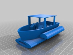 max's boat vehicles makeitfloat 3d print model - Mito3D