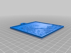 detail hokusais great wave 2d art customized minneapolis institute arts 3d print model - Mito3D