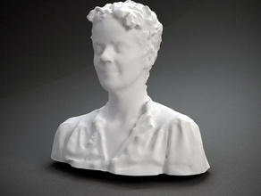 alice taylor andere die Büste Gesicht Mensch polhemus gescannt wird Skulptur Frau ceo Gründer Kopf makielab 3d print model - Mito3D