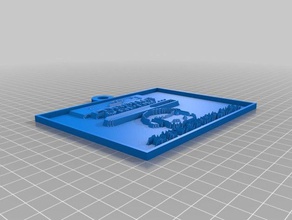 dj-Brüll-Spiele 2d-Kunst kundengebundene 3d print model - Mito3D