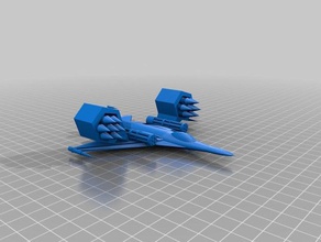 kopyalama savaş uçağı 3d baskı 3d print model - Mito3D