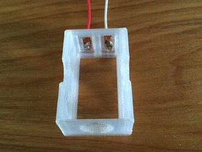 9v battery holder electronics 3d print model - Mito3D