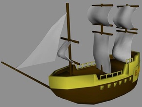 bateau de pirate l'ingénierie makeitfloat milieu scolaire la science vapeur tige tvy 3d print model - Mito3D