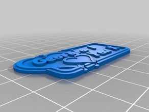 georgia keychains customized 3d print model - Mito3D